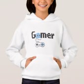 Sweat - shirt à capuche de gamer d'ordinateur pour (Devant)