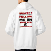 Sweat - shirt à capuche de gazouillement (Dos)