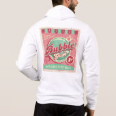 Sweat - shirt à capuche de gomme à bulle (Dos)