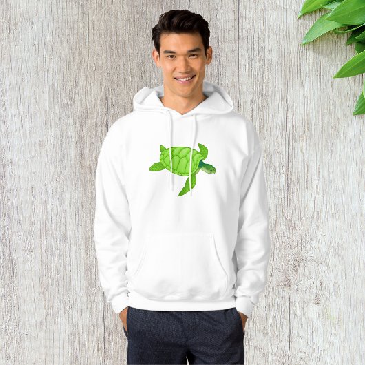 Sweat - shirt à capuche de Green Sea Turtle Mens