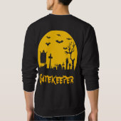 Sweat - shirt à capuche de Halloween Gatekeeper Me (Dos)