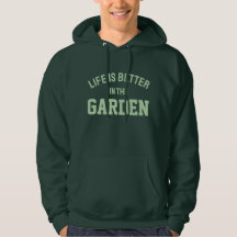 Sweat - shirt à capuche de jardin pour hommes