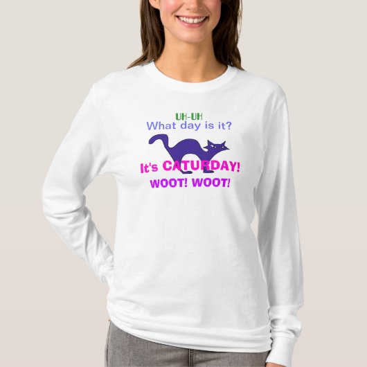 Sweat - shirt à capuche de jour de CATURDAY (Devant)