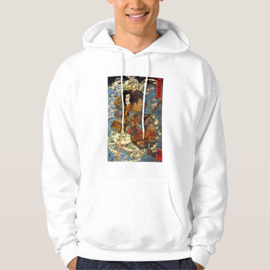 Sweat - shirt à capuche de Kuniyoshi Samurai (Devant)