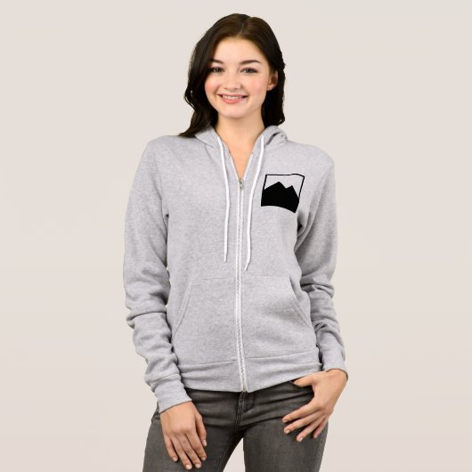 Sweat - shirt à capuche de la fermeture éclair des (Devant entier)