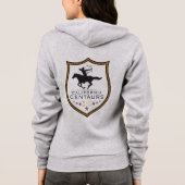 Sweat - shirt à capuche de la fermeture éclair des (Dos)
