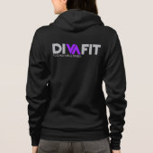 Sweat - shirt à capuche de la fermeture éclair des (Dos)