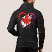 Sweat - shirt à capuche de la fête du Canada (Dos)