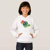 Sweat - shirt à capuche de la fête nationale saoud (Devant entier)