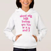 Sweat - shirt à capuche de la fille de la chanson (Devant)