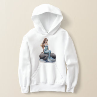 Sweat - shirt à capuche de la fille Imaginaire Mer