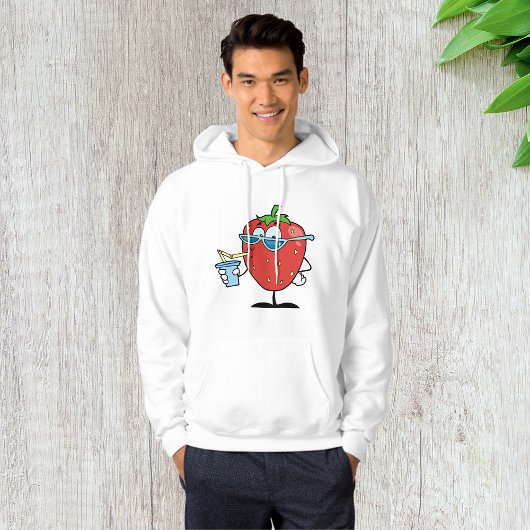 Sweat - shirt à capuche de la fraise pour les homm