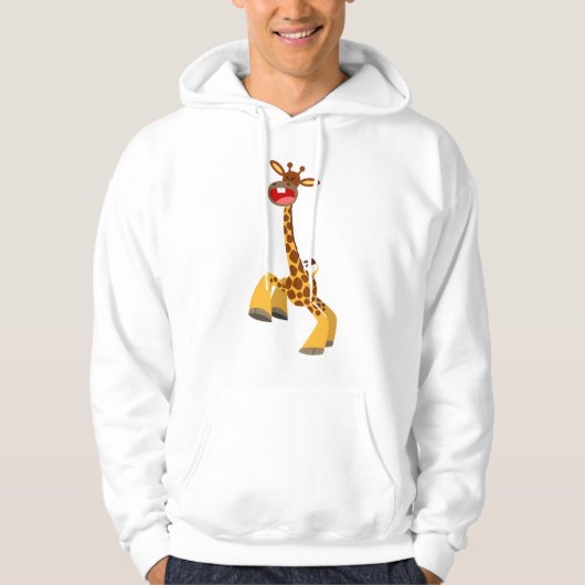 Sweat - shirt à capuche de la Giraffe Danseuse Car (Devant)