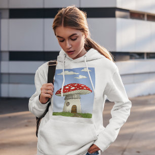 Sweat - shirt à capuche de la maison de champignon