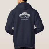 Sweat - shirt à capuche de la marine Postgres9 (Dos)