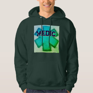 Sweat - shirt à capuche de la médaille Auqa