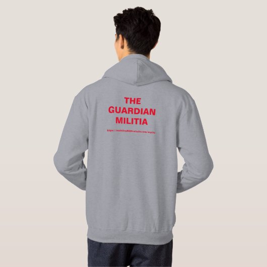 Sweat - shirt à capuche de la milice du Guardian (Dos entier)