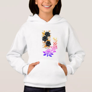 Sweat - shirt à capuche de la mode royale florale