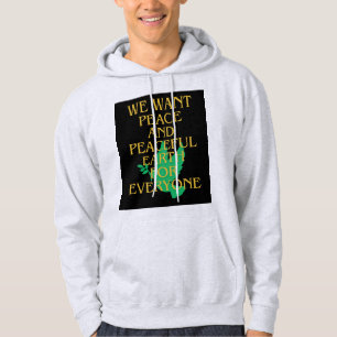 Sweat - shirt à capuche de la paix