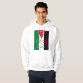 Sweat - shirt à capuche de la Palestine libre - Sa (Devant entier)