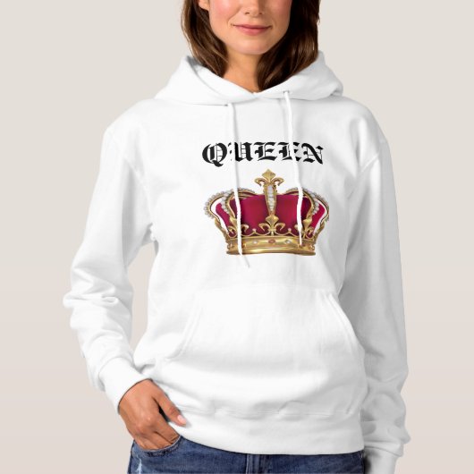Sweat - shirt à capuche de la Reine des femmes (Devant)