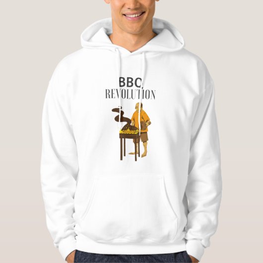 Sweat - shirt à capuche de la révolution barbecue (Devant)