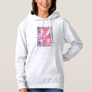 Sweat - shirt à capuche de la sensibilisation au c