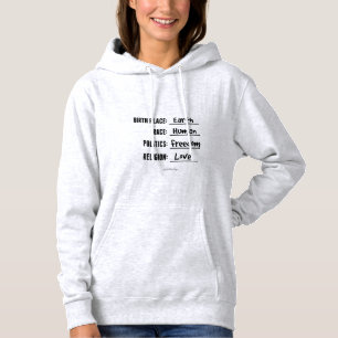 SWEAT - SHIRT À CAPUCHE DE LA TERRE DE LIEU DE