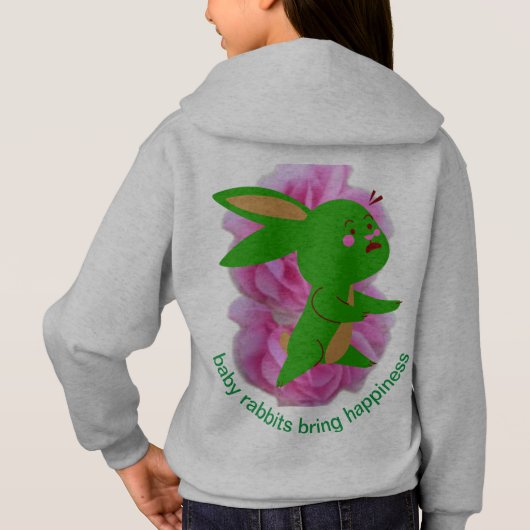 sweat - shirt à capuche de lapin (Dos)