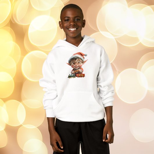 Sweat - shirt à capuche de l'elfe de Noël de l'ing
