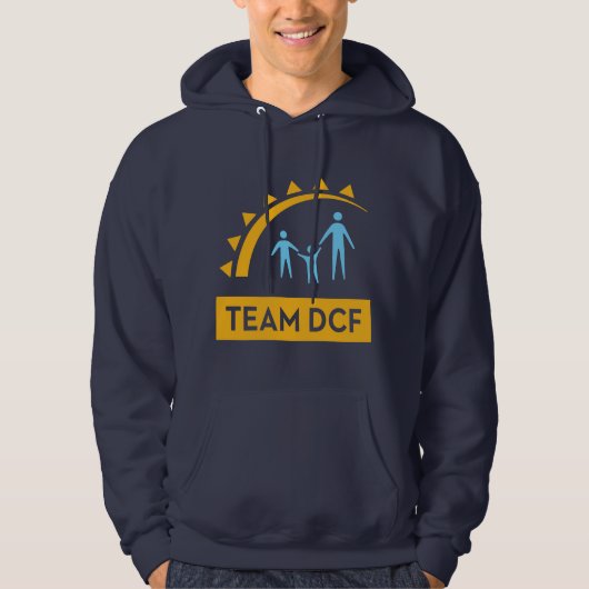 Sweat - shirt à capuche de l'équipe DCF (Devant)