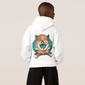 Sweat - shirt à capuche de Lion parfait (Dos entier)