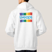 Sweat - shirt à capuche de Liveops "Pride" (Dos)