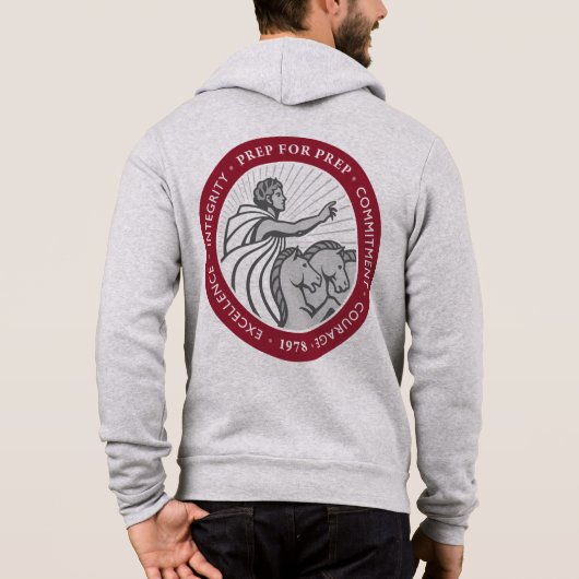 Sweat - shirt à capuche de logo (Dos)