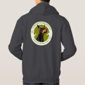 Sweat - shirt à capuche de logo (Dos)