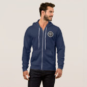 Sweat - shirt à capuche de logo 10 ans pour les in (Devant entier)
