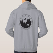 Sweat - shirt à capuche de logo de Wildwoods des (Dos)