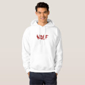Sweat - shirt à capuche de loup-garou (Devant entier)