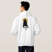 Sweat - shirt à capuche de loup solitaire pour hom (Dos entier)