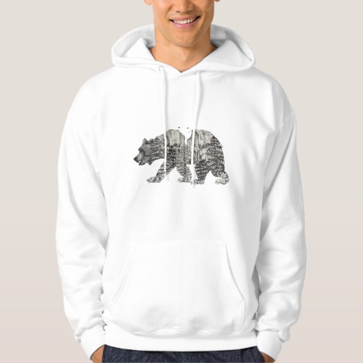 Sweat - shirt à capuche de l'ours Yosemite (Devant)