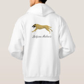 Sweat - shirt à capuche de Malinois de Belge (Dos)