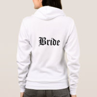 Sweat - shirt à capuche de mariée