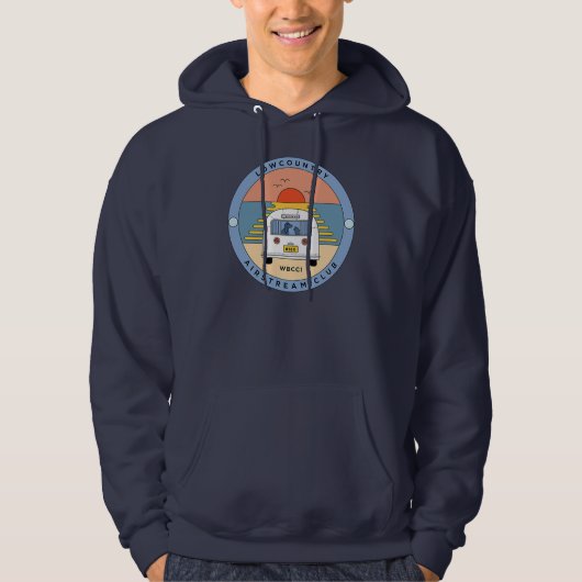 Sweat - shirt à capuche de marine (Devant)