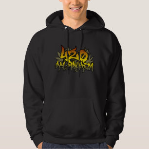 sweat - shirt à capuche de mauvaise herbe de Rast