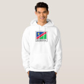 Sweat - shirt à capuche de Namibie (Devant entier)