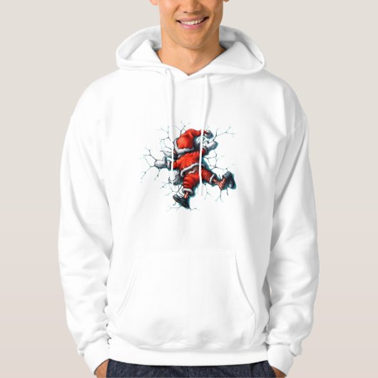 Sweat - shirt à capuche de Noël (Devant)