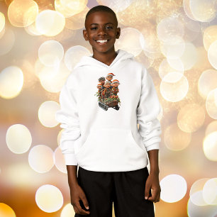 Sweat - shirt à capuche de Noël de l'amusement de 