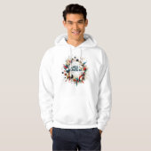 Sweat - shirt à capuche de Noël doux et doux (Devant entier)