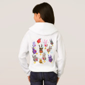 Sweat - shirt à capuche de Noël Reindees (Dos entier)