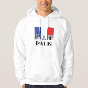 Sweat - shirt à capuche de Paris des hommes